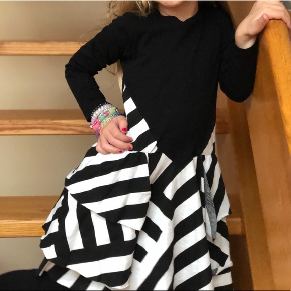 Nununu chevron scarf dress - Picture 3 of 6